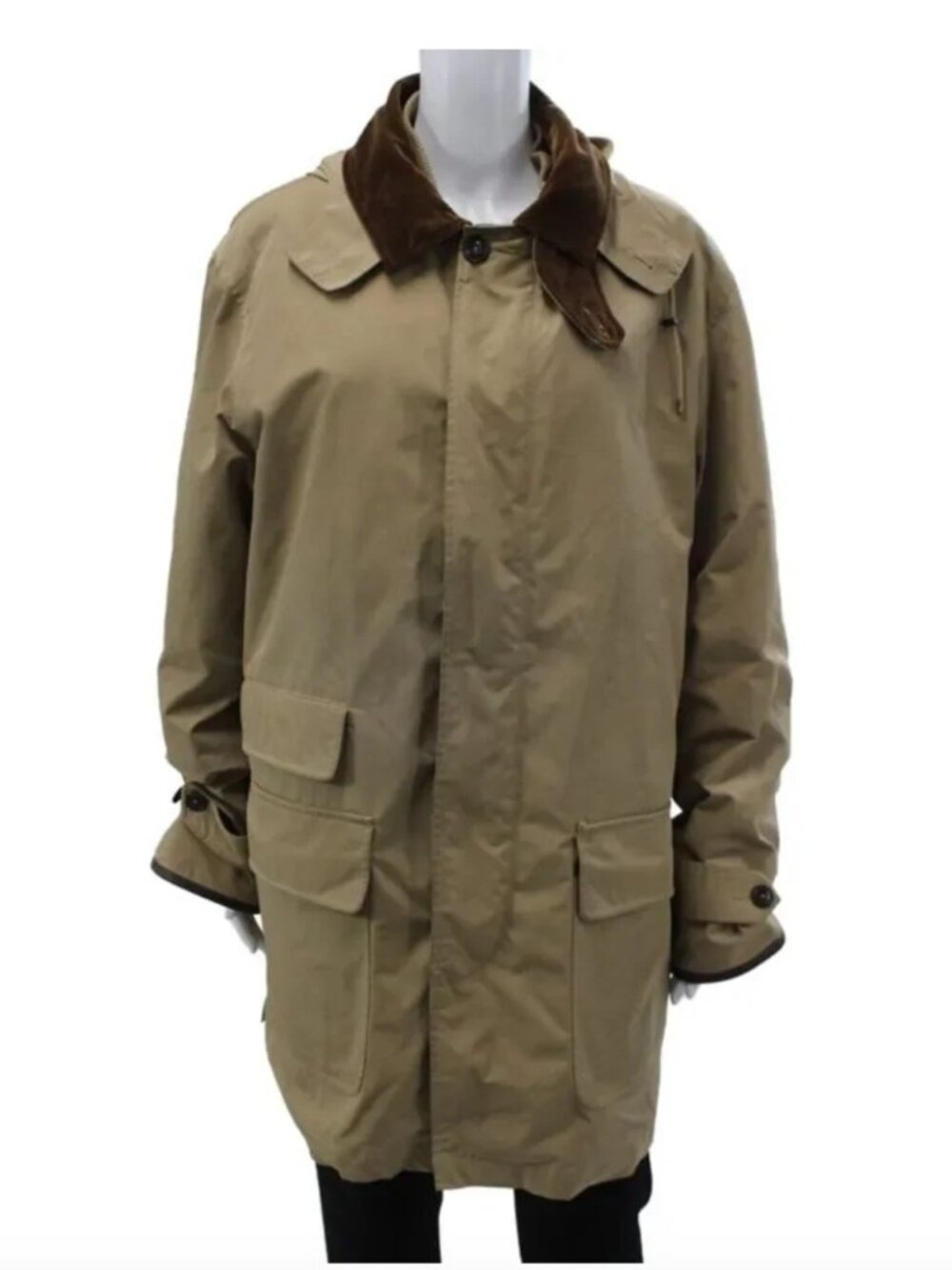 Polo Ralph‎ Lauren Mens 3-in-1 Field Barn Coat Jacket Beige Button Size L
